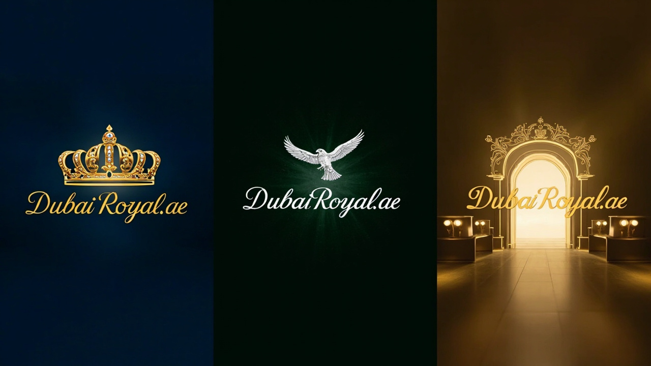 DubaiRoyal.ae luxury logo variations